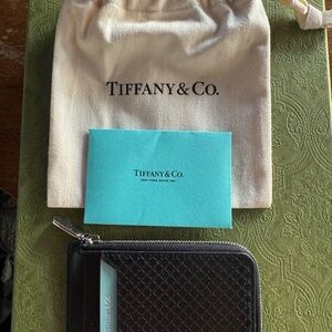 Tiffany & Co. Black Zippered Pouch *Brand New*